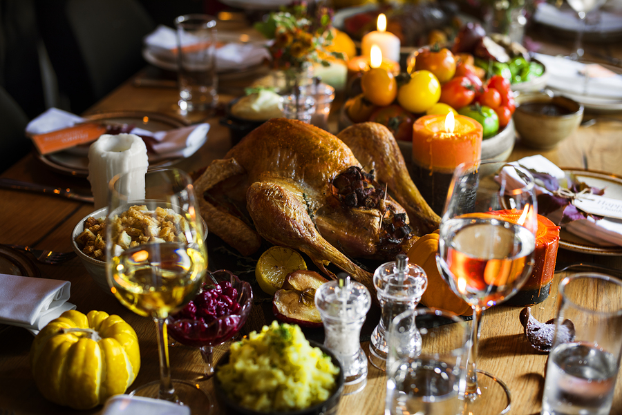 bigstock Roasted Turkey Thanksgiving Tr 195659803