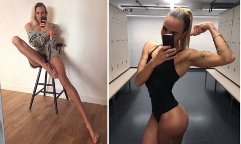 Η εντυπωσιακή Σουηδέζα bodybuilder με τα υπερφυσικά ψηλά πόδια!