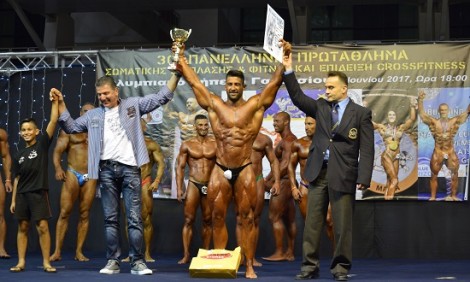 Ο Θάνος Αλιμπάκης Overall Νικητής του 30ου Πανελλήνιου Πρωταθλήματος ΕΟΣΔ-IFBB