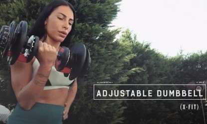 Adjustable Dumbbell workout από την Πωλίνα Τριγωνίδου By X-TREME Stores (vid)